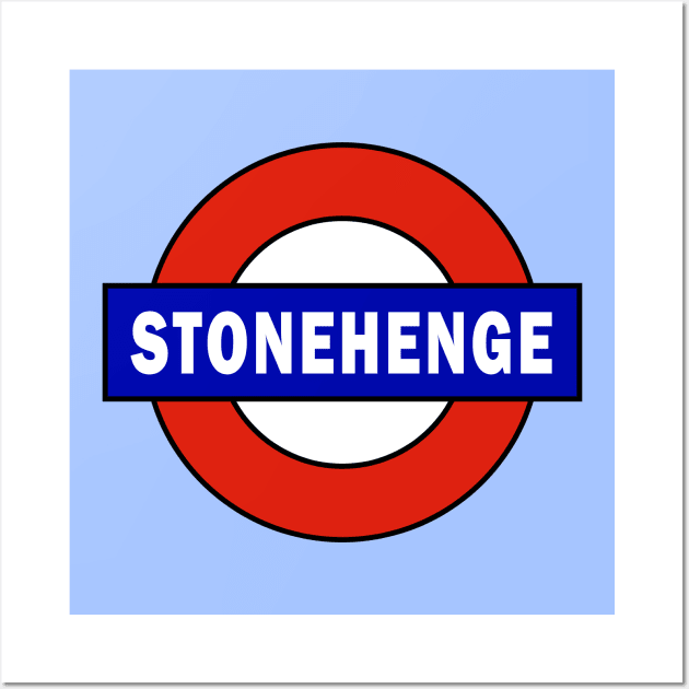Stonehenge Train Station Wall Art by Lyvershop